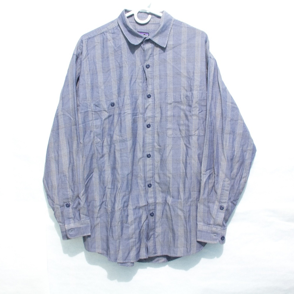 Patagonia Button Front Gauze Plaid Organic Cotton